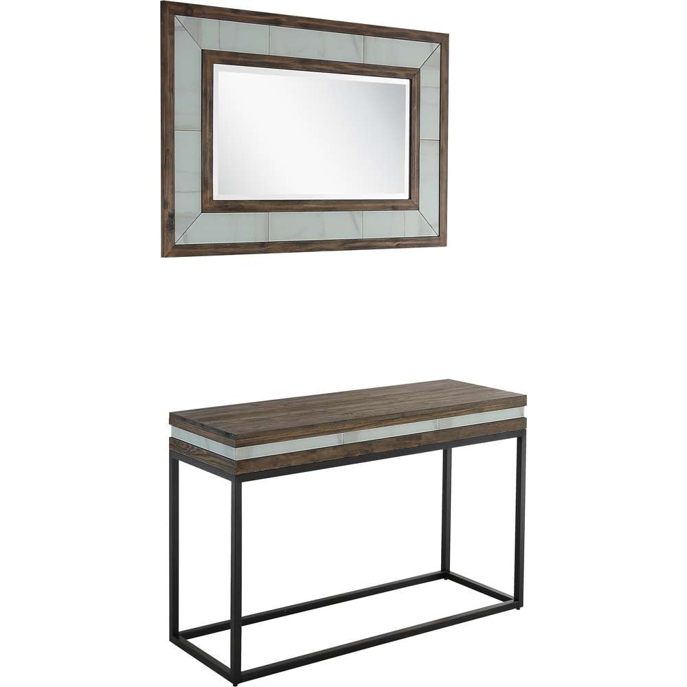 Camden Isle - Bailey Wall Mirror and Console Table - 86639 veiw 2