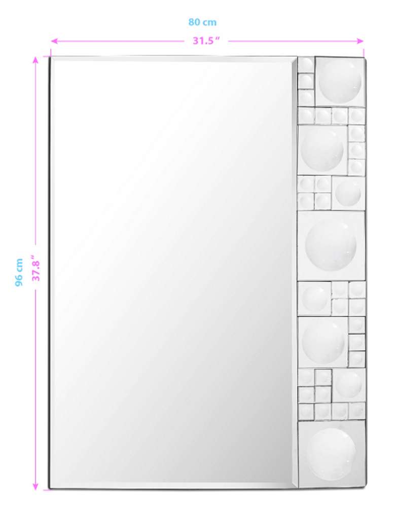 Camden Isle - Bubbles Geometric Mirror - 86332 veiw 8