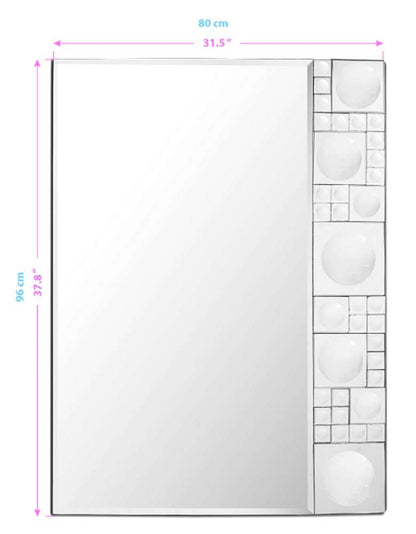Camden Isle - Bubbles Geometric Mirror - 86332 veiw 8