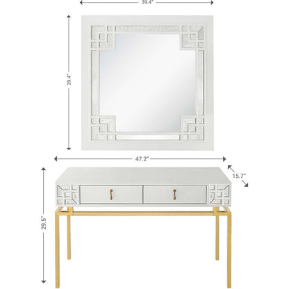 Camden Isle - Dynasty Wall Mirror and Console Table - 86627 veiw 7