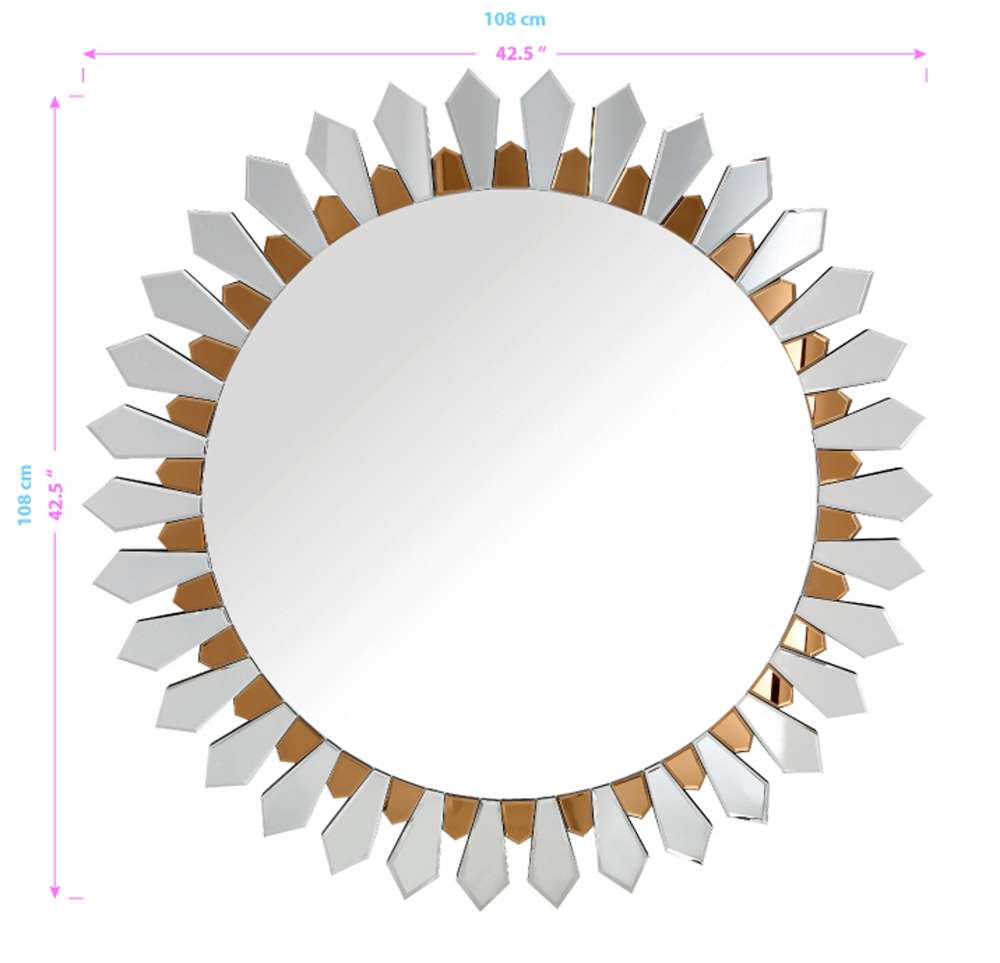 Camden Isle - Flower Petal Mirror - 86321 veiw 9