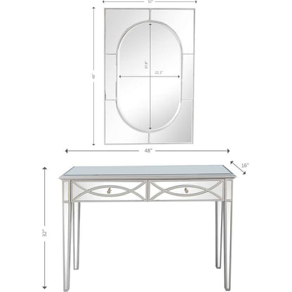 Camden Isle - Helena Wall Mirror and Console - 86437 veiw 9