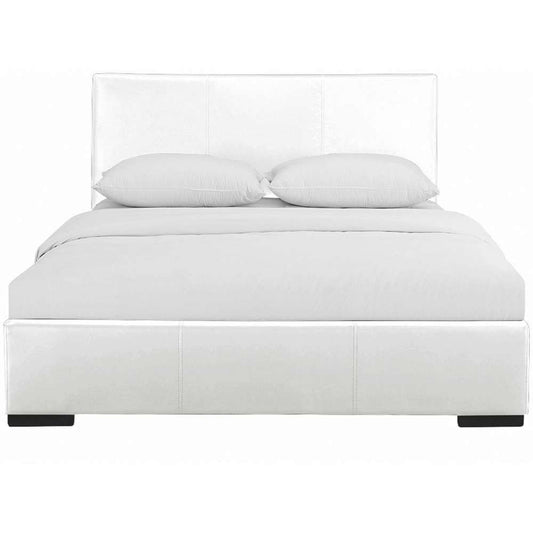Camden Isle - Hindes Full White Upholstered Platform Bed - 86472 veiw 1