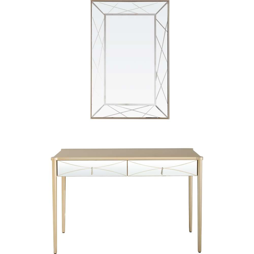 Camden Isle - Insley Wall Mirror and Console - 86425 veiw 1