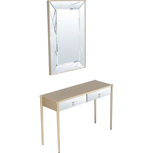Camden Isle - Insley Wall Mirror and Console - 86425 veiw 2