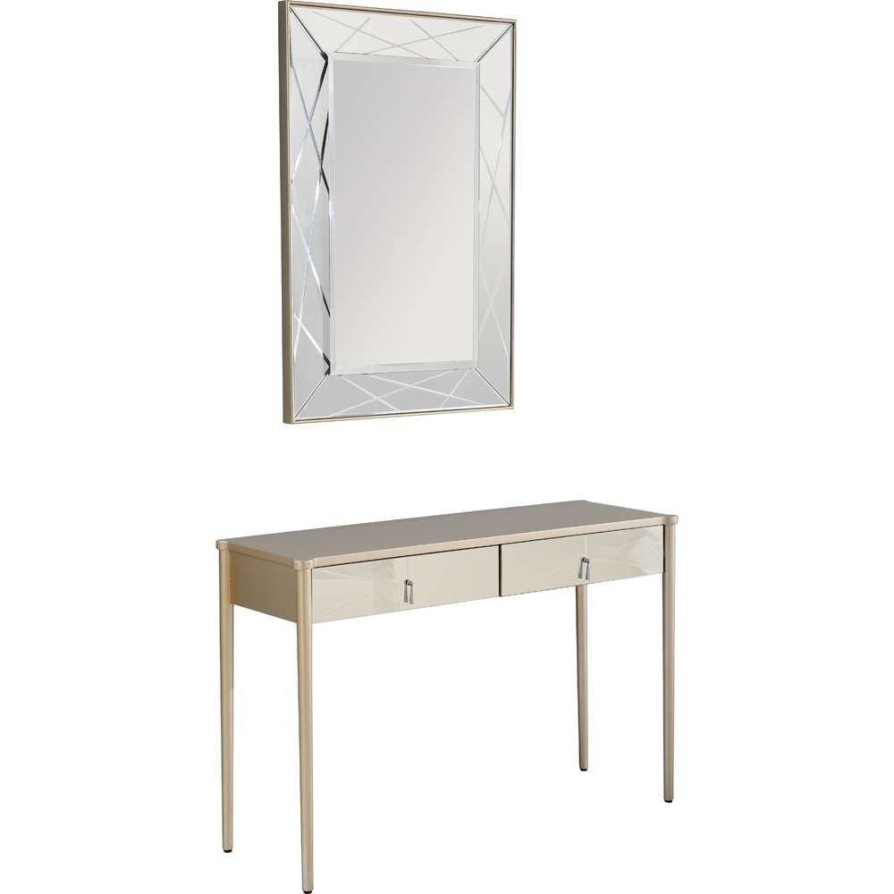 Camden Isle - Insley Wall Mirror and Console - 86425 veiw 3