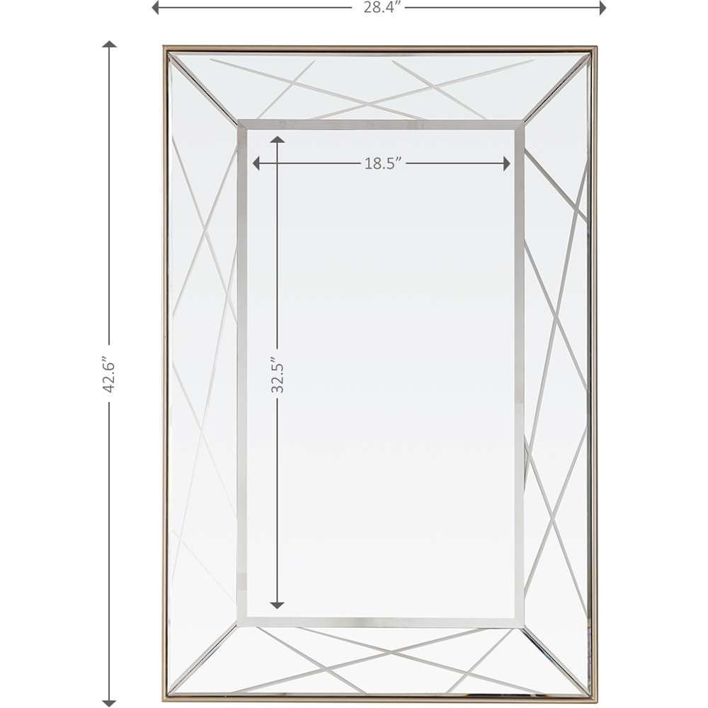 Camden Isle - Insley Wall Mirror - 86423 veiw 9