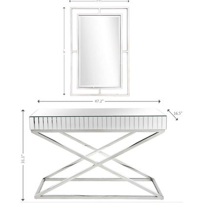 Camden Isle - Kinney Wall Mirror and Console Table - 86531 veiw 9
