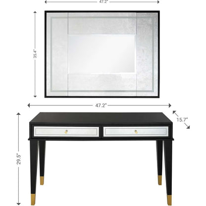 Camden Isle - Makalu Wall Mirror and Console Table - 86633 veiw 7