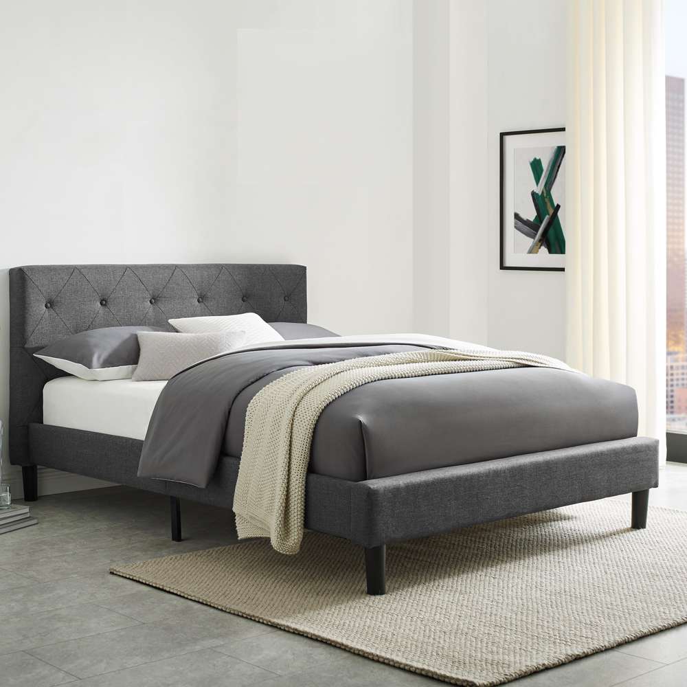 Camden Isle - Monticello Gray Platform King Bed - 242333 veiw 6