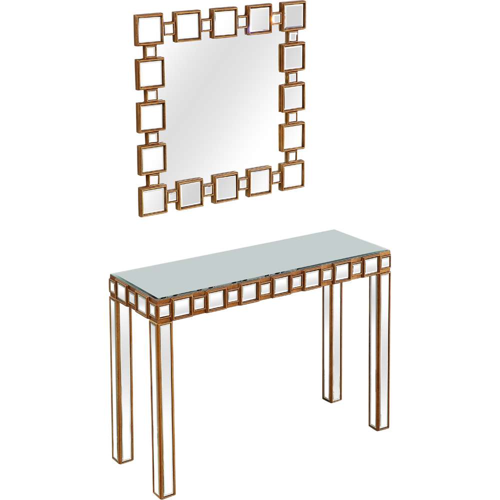 Camden Isle - Orion Wall Mirror and Console - 86510 veiw 4