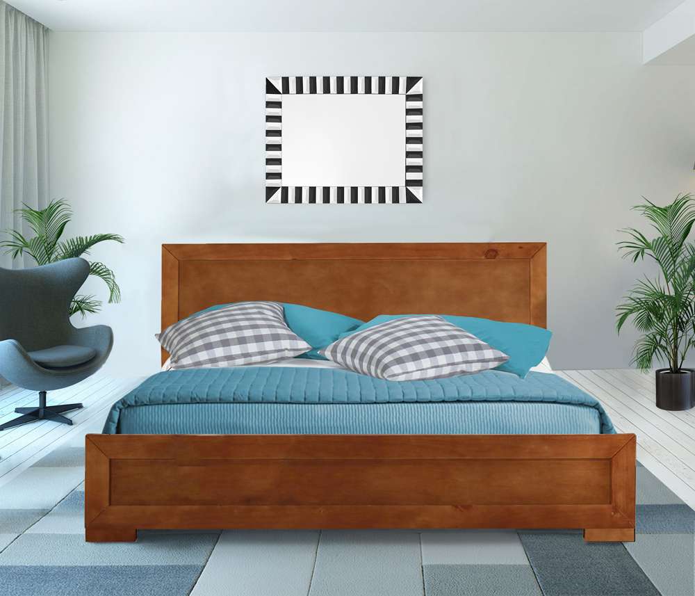 Camden Isle - Oxford Full Platform Oak Bed - 112631 veiw 3
