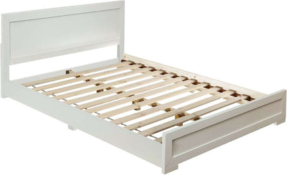 Camden Isle - Oxford Full Platform White Bed - 112431 veiw 2