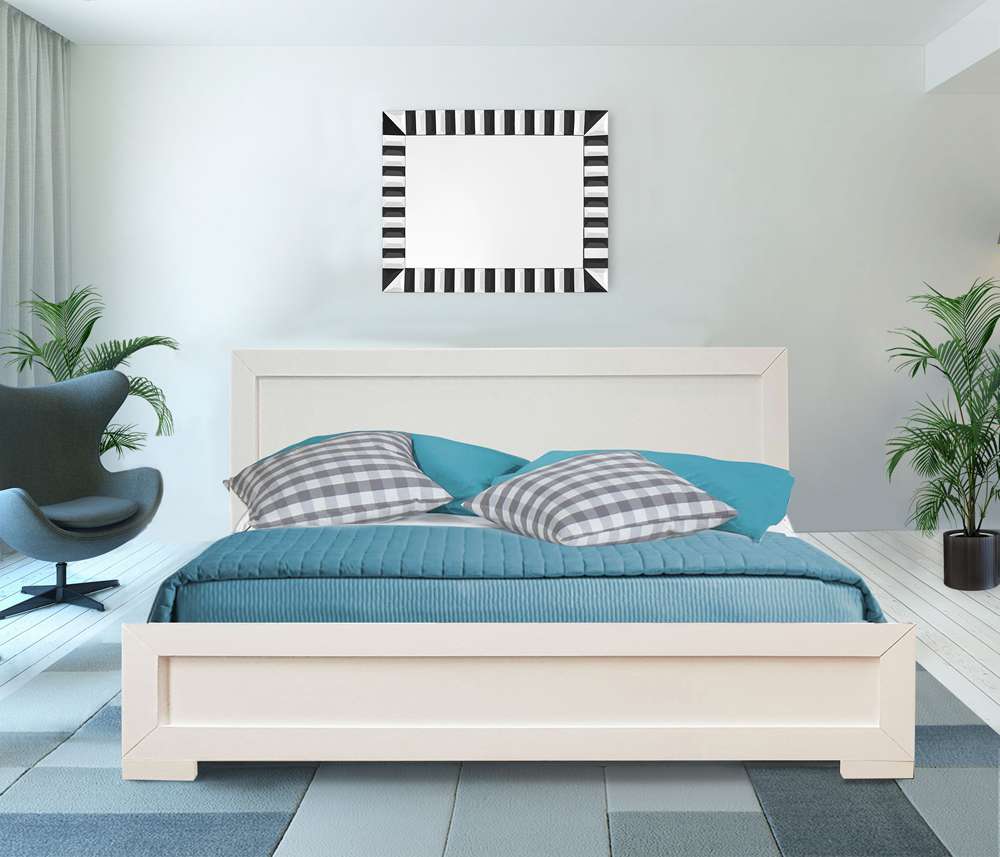 Camden Isle - Oxford King Platform White Bed - 112433 veiw 3