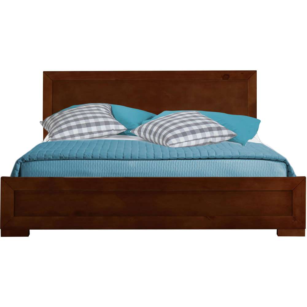 Camden Isle - Oxford Queen Platform Walnut Bed - 112532 veiw 1