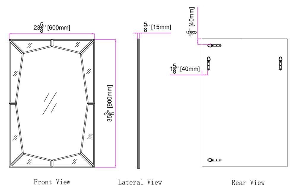 Camden Isle - Queen Etched Mirror - 86304 veiw 5
