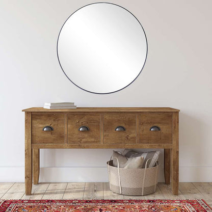Camden Isle - Round Metal Frame Mirror - 86606 veiw 5