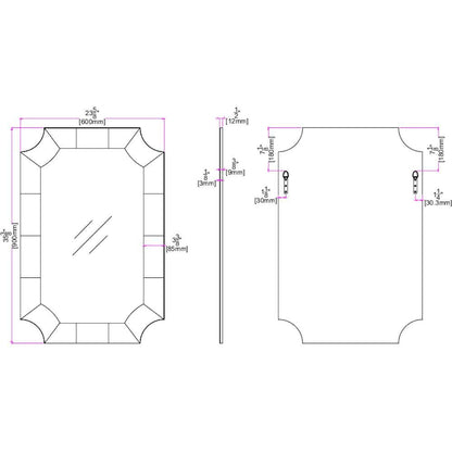 Camden Isle - Templar Wall Mirror - 86484 veiw 6