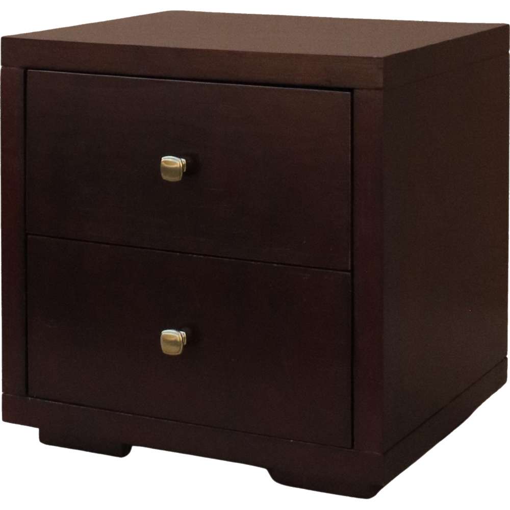 Camden Isle - Trent Wooden Platform Bed in Espresso, Twin with 1 Nightstand - 313030 veiw 5