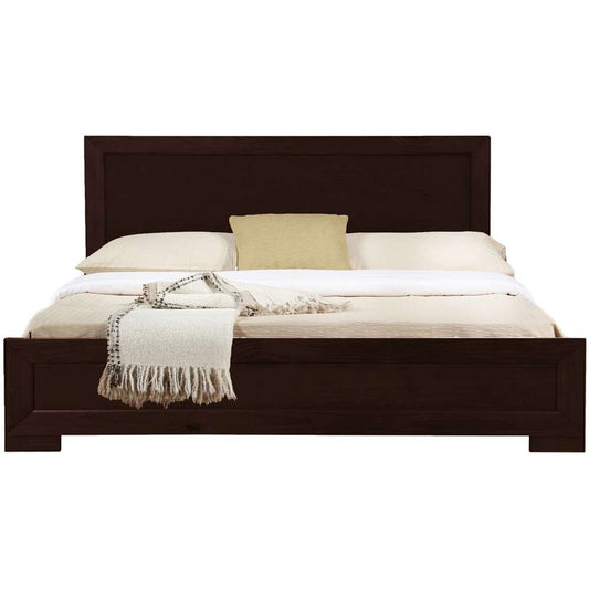 Camden Isle - Trent  Wooden Queen Platform Bed in Espresso - 87009 veiw 1