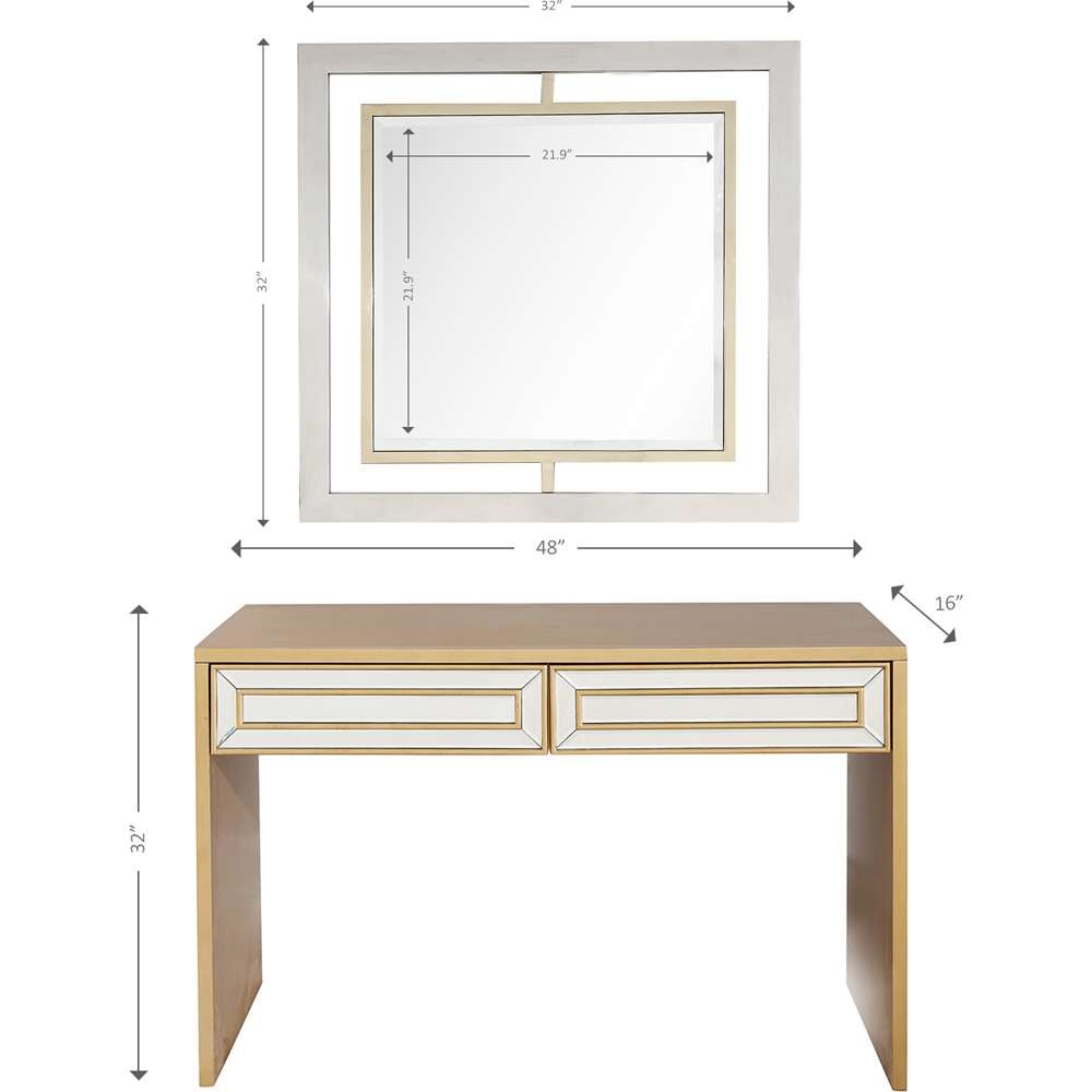 Camden Isle - Virginia Wall Mirror and Console - 86486 veiw 9