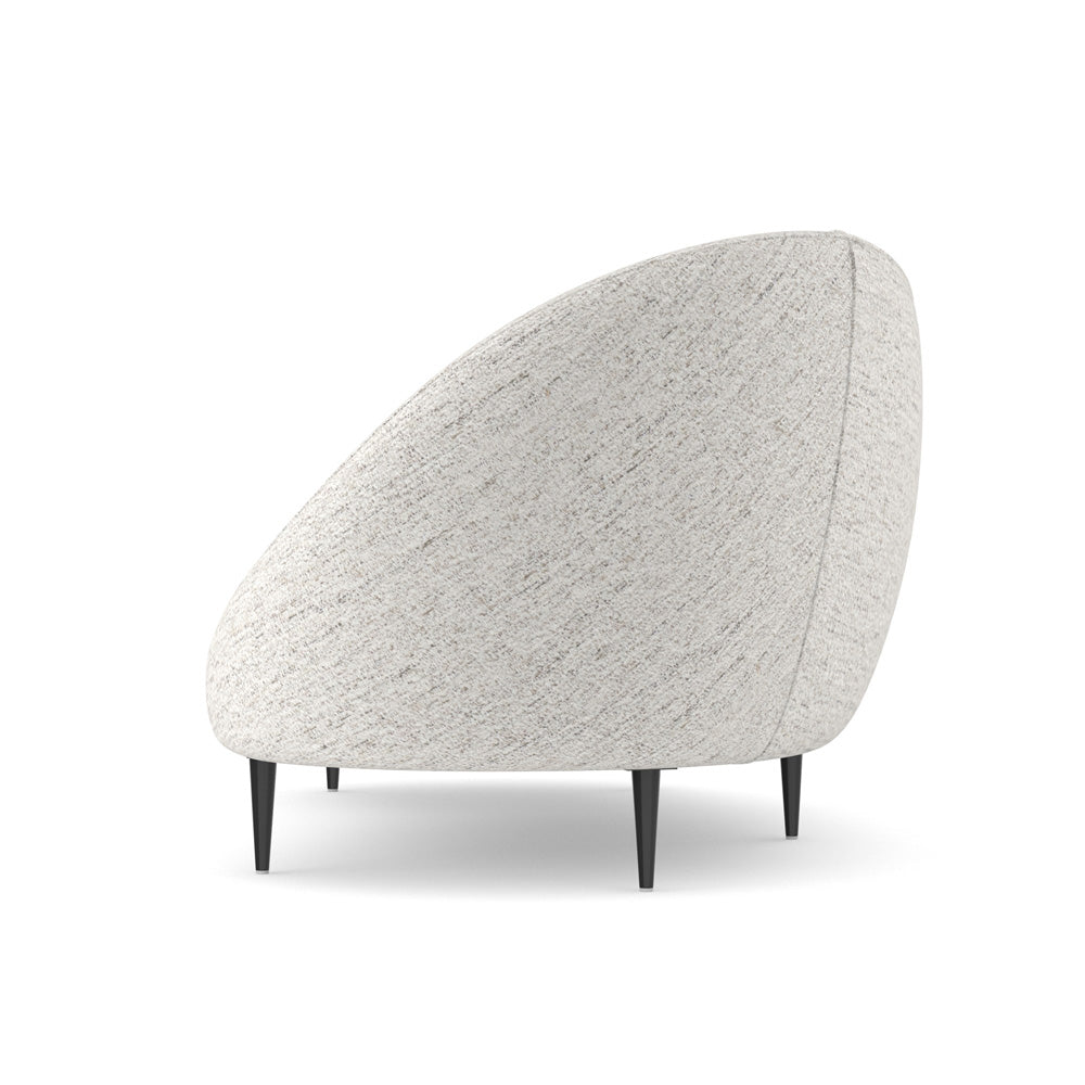 Caracole - 83 Formosa Sofa in Piano Black - UPH-024-014-A