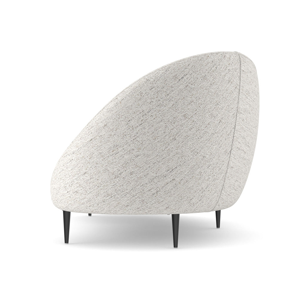 Caracole - 94 Formosa Sofa in Piano Black - UPH-024-011-A