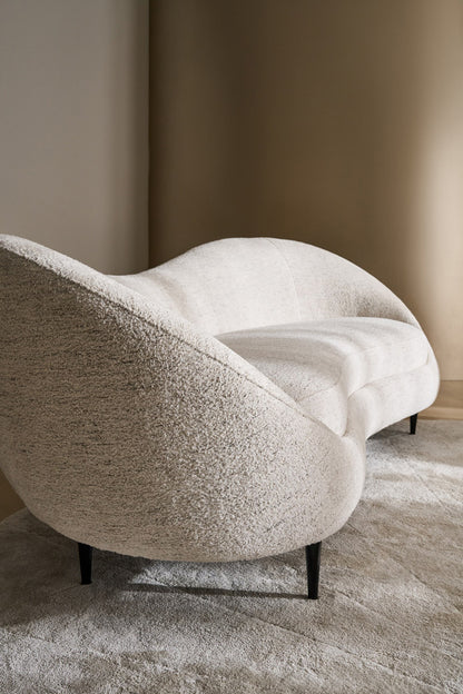 Caracole - 94 Formosa Sofa in Piano Black - UPH-024-011-A