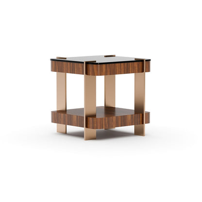 Caracole - Altura Glass Top Side Table - CLA-025-4114 view 1