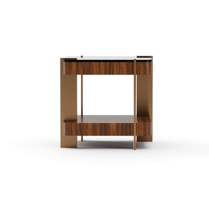 Caracole - Altura Glass Top Side Table - CLA-025-4114 view 2