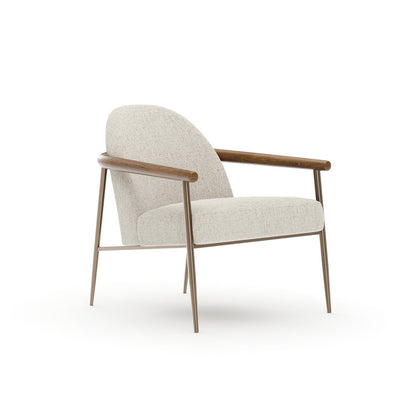 Caracole - Altura Lounge Chair - Oatmeal - UPH-025-231-A view 1
