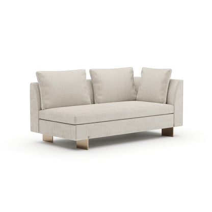 Caracole - Altura Raf Loveseat - Pearl - UPH-025-RL4-A view 1
