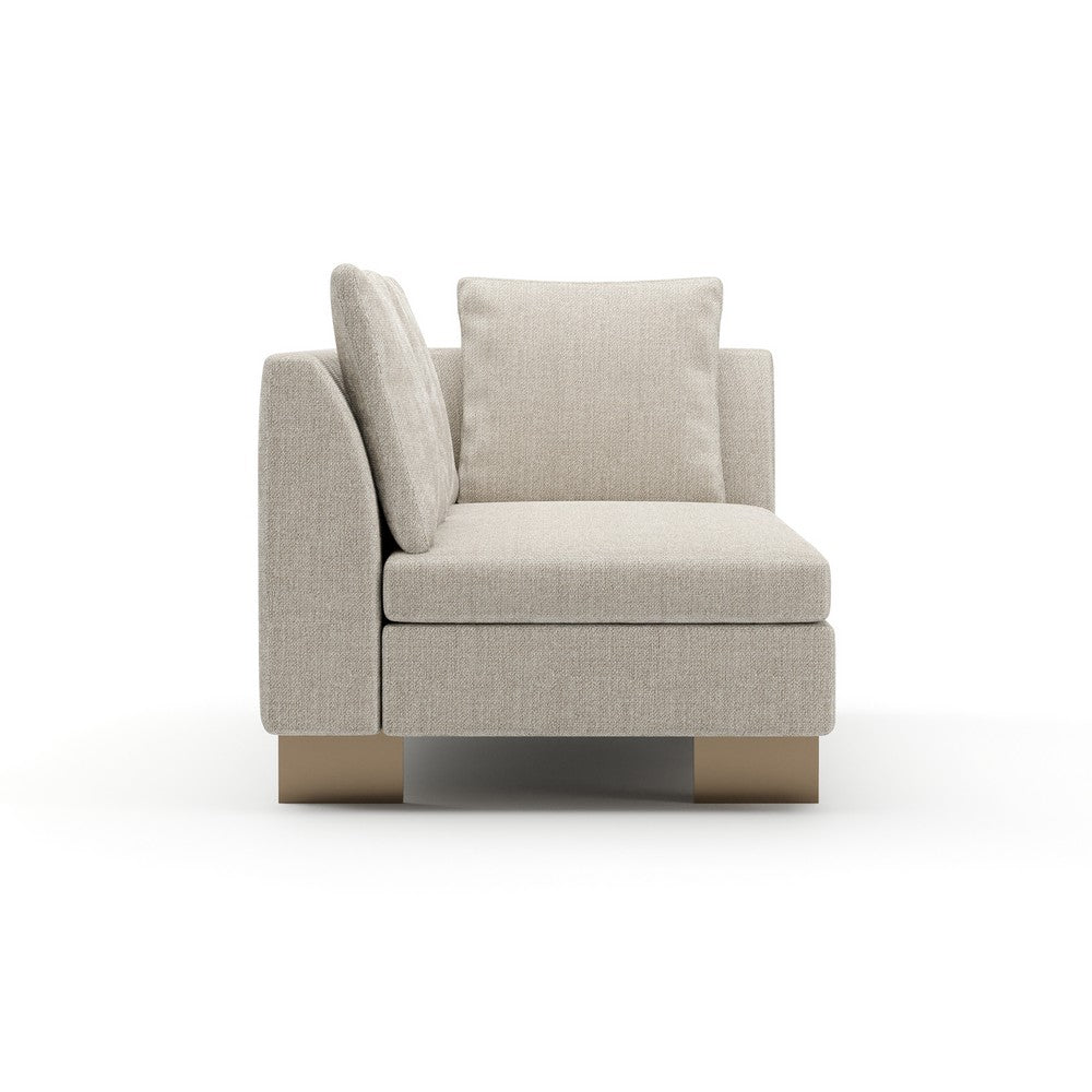 Caracole - Altura Raf Loveseat - Pearl - UPH-025-RL4-A view 3