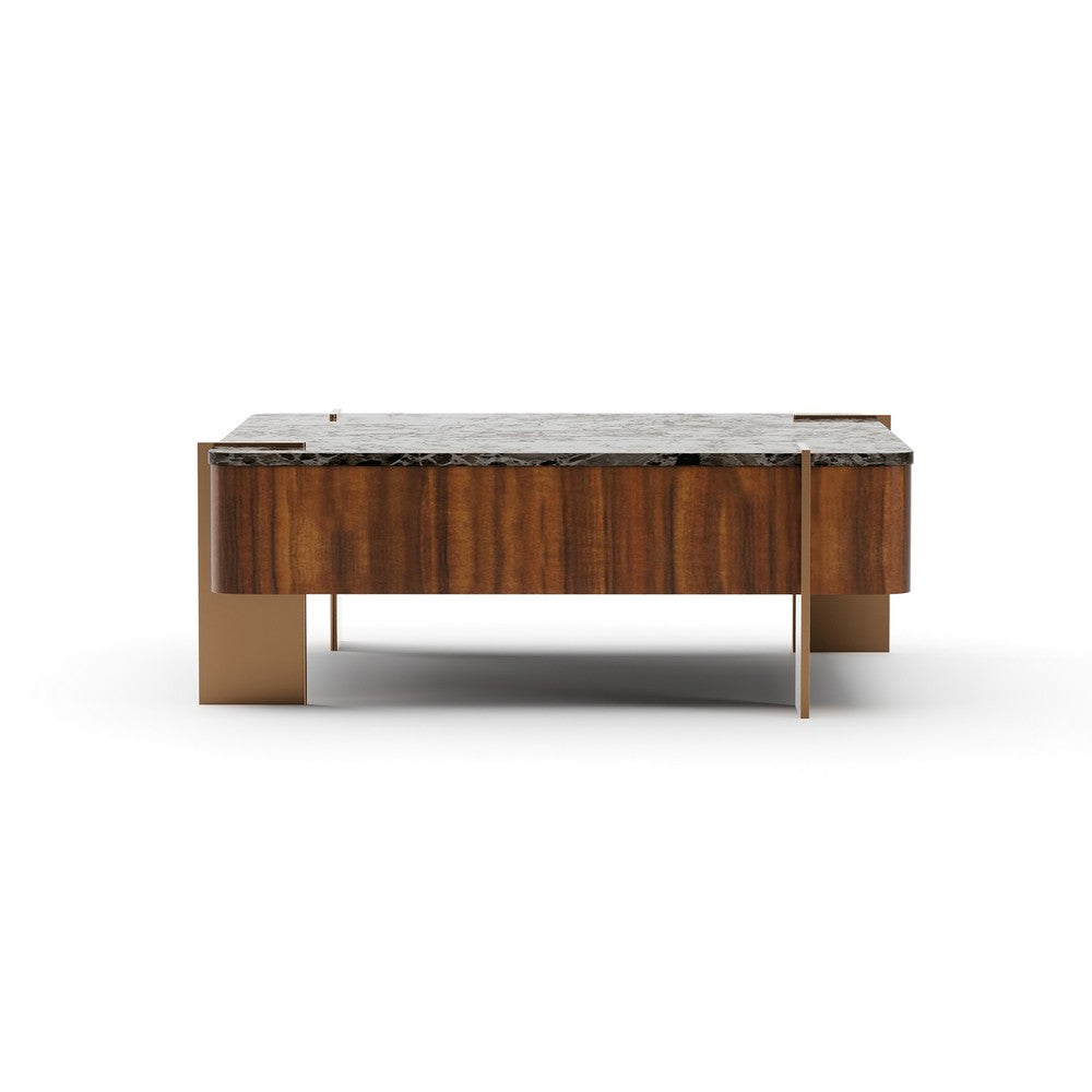 Caracole - Altura Sq Stone Top Cocktail Tbl - CLA-025-401 view 2