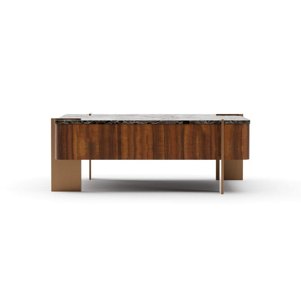 Caracole - Altura Sq Stone Top Cocktail Tbl - CLA-025-401 view 3