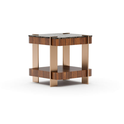 Caracole - Altura Stone Side Table - CLA-025-411 view 1