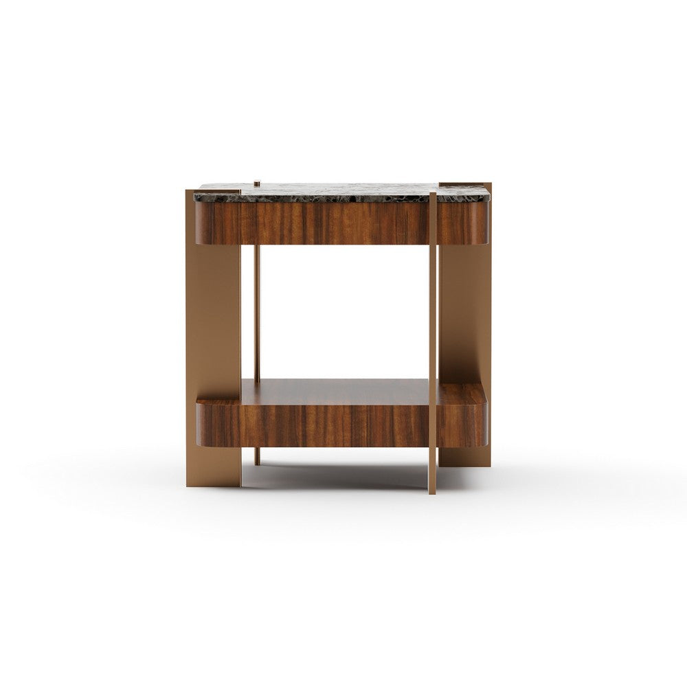 Caracole - Altura Stone Side Table - CLA-025-411 view 2
