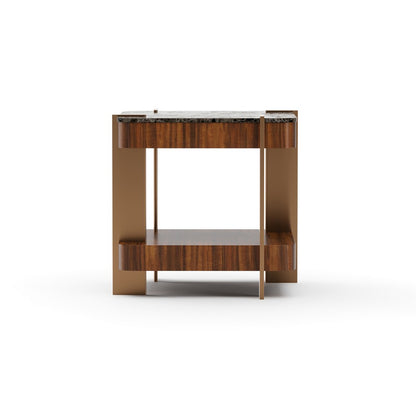 Caracole - Altura Stone Side Table - CLA-025-411 view 2