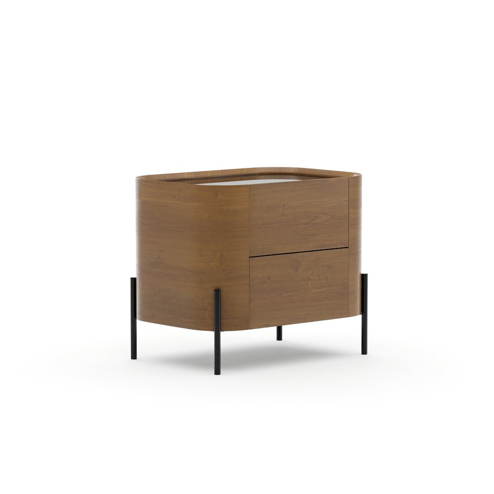 Caracole - Atom 26" Nightstand - Chocolate Nougat - CLA-426-066 view 1