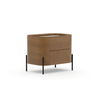 Caracole - Atom 26" Nightstand - Chocolate Nougat - CLA-426-066 view 1