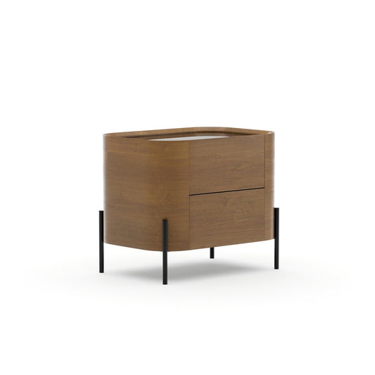 Caracole - Atom 26" Nightstand - Chocolate Nougat - CLA-426-066 view 1