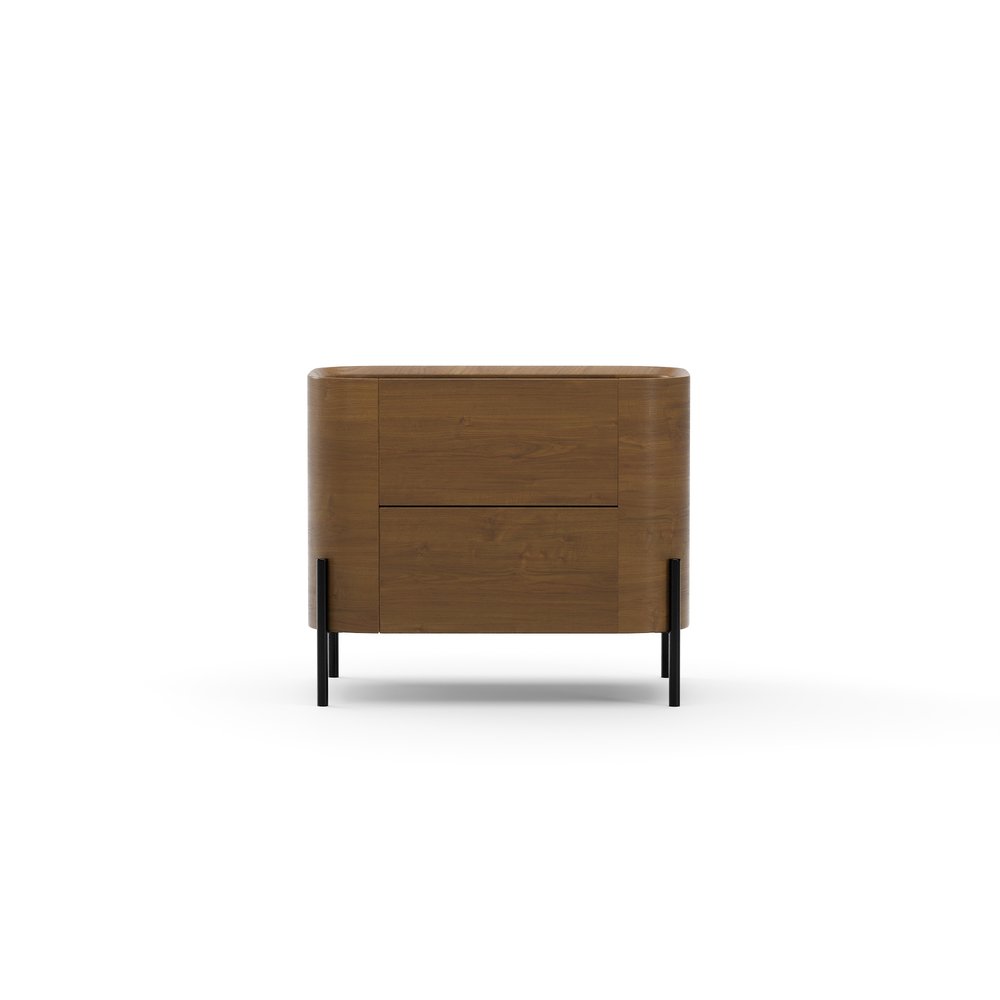Caracole - Atom 26" Nightstand - Chocolate Nougat - CLA-426-066 view 2