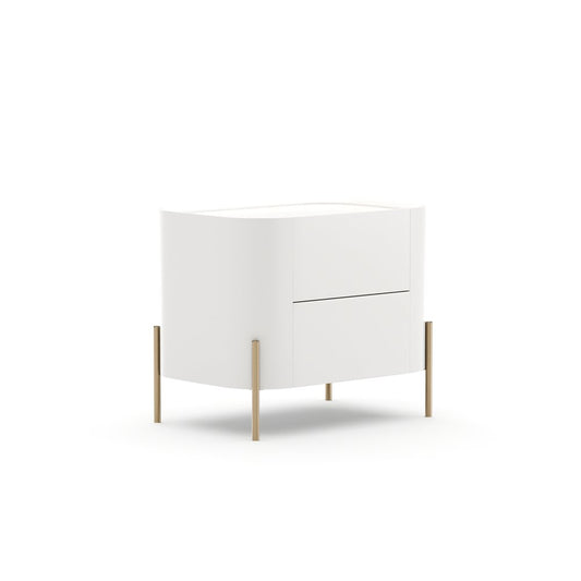Caracole - Atom 26" Nightstand - Latte - CLA-426-065 view 1