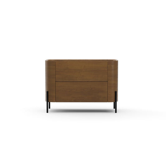 Caracole - Atom 34" Nightstand - Chocolate Nougat - CLA-426-067 view 2