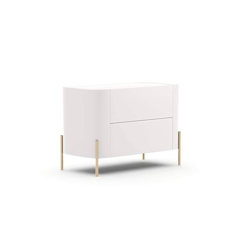 Caracole - Atom 34" Nightstand - Latte - CLA-426-061 view 1