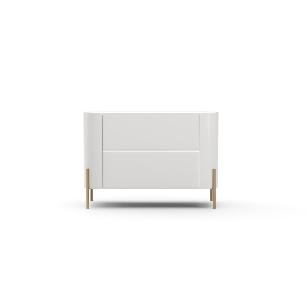 Caracole - Atom 34" Nightstand - Latte - CLA-426-061 view 2