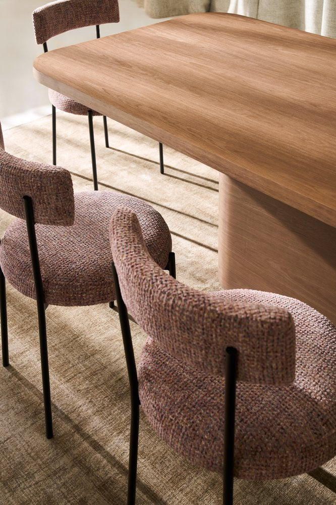 Caracole - Atom Dining Table - Chocolate Nougat - CLA-426-209 view 4