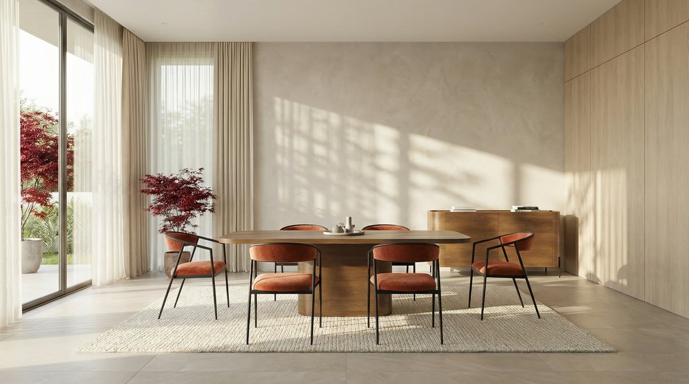 Caracole - Atom Dining Table - Chocolate Nougat - CLA-426-209 view 6