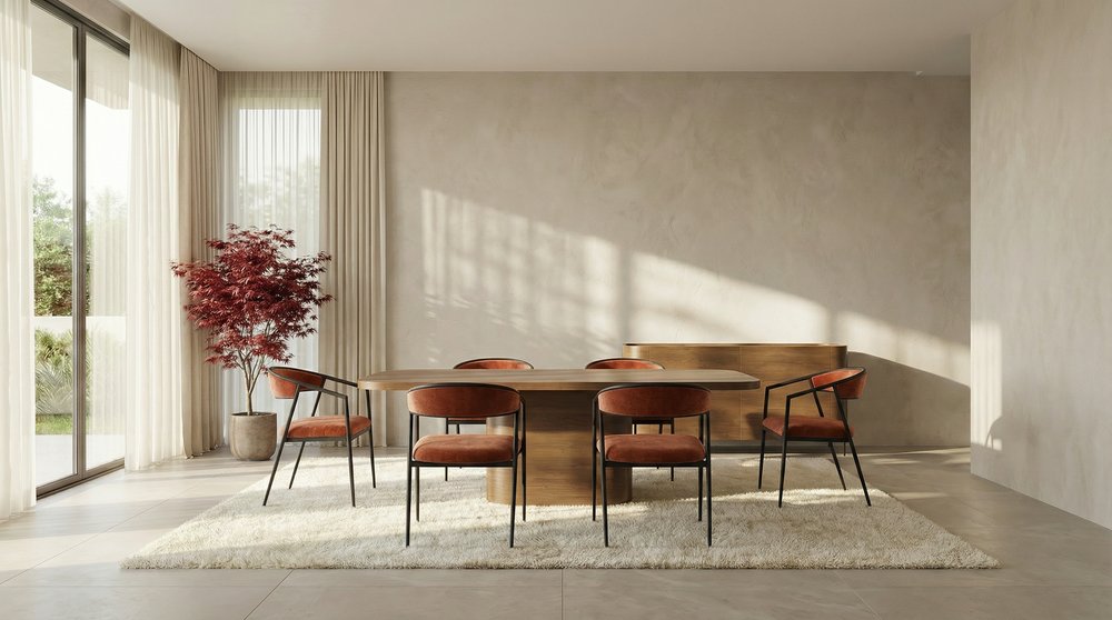 Caracole - Atom Dining Table - Chocolate Nougat - CLA-426-209 view 8