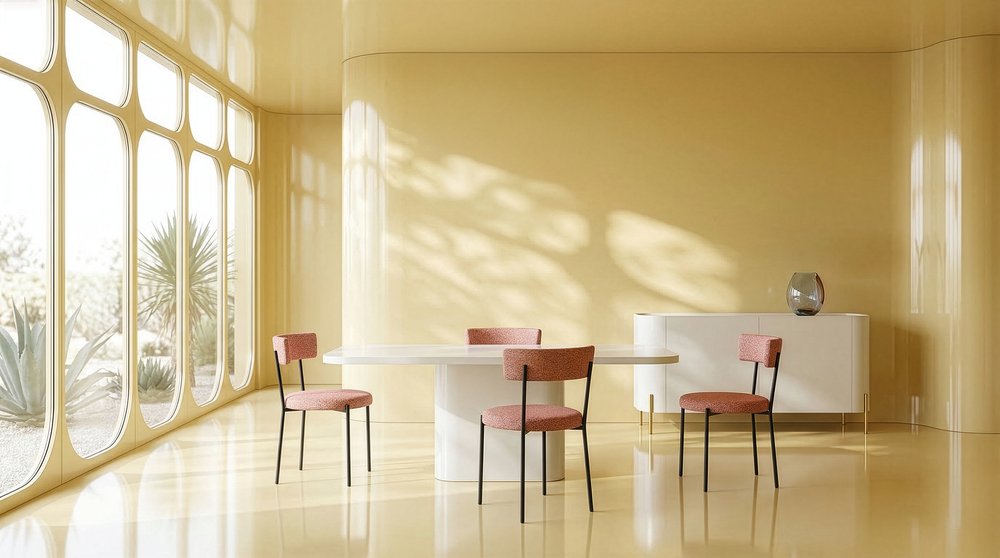 Caracole - Atom Dining Table - Latte - CLA-426-201 view 5
